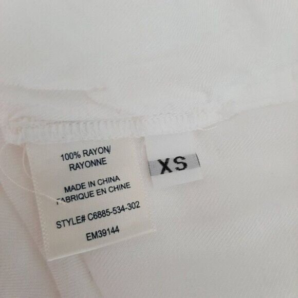 CLOTH & STONE Flowy & Light Cold Shoulder Dress White Sz XS - Picture 11 of 11